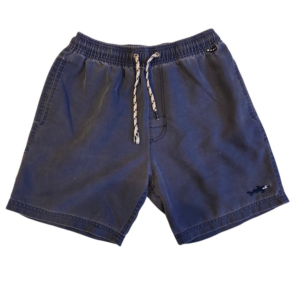 Vintage 90s Maui and Sons Original Boardwear Swim Trunks Navy Blue S Gorpcore